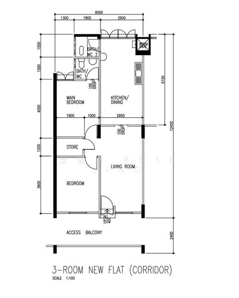 106 Aljunied Crescent, 106 Aljunied Crescent, 2 Bedrooms, 721 sqft, HDB Flat For Sale, by 龙姿绮 Rose Ling, 500181683 - PropertyGuru.com.sg