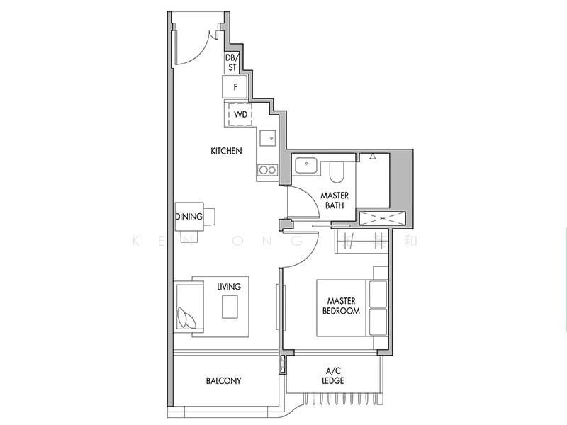 The Tre Ver, 62 Potong Pasir Avenue 1, 1 Bedroom, 506 sqft, Condominium For Sale, by Ken Ong 王英和, 500181731 - PropertyGuru.com.sg