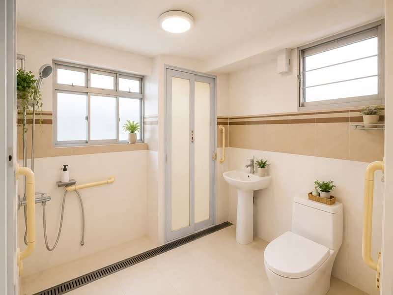 52 Commonwealth Drive, 52 Commonwealth Drive, 1 Bedroom, 506 sqft, HDB Flat For Sale, by Eric Chey, 500181740 - Bathroom - PropertyGuru.com.sg