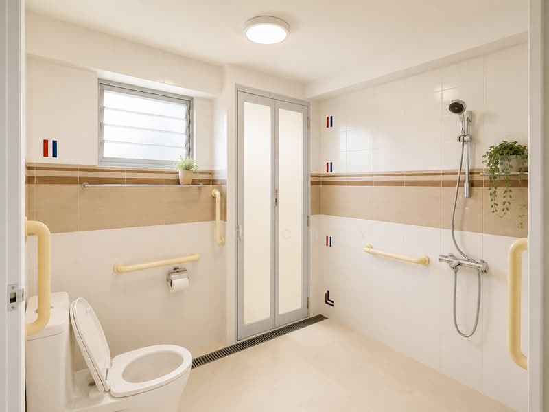 52 Commonwealth Drive, 52 Commonwealth Drive, 1 Bedroom, 506 sqft, HDB Flat For Sale, by Eric Chey, 500181740 - Bathroom - PropertyGuru.com.sg