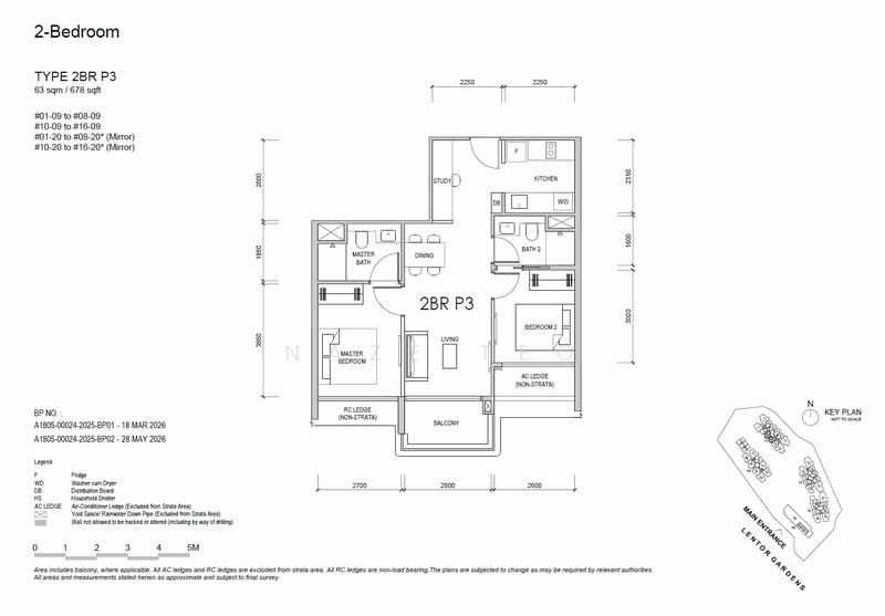 Lentor Gardens Residences, 68 Lentor Gardens, 2 Bedrooms, 678 sqft, Condominium For Sale, by Naze Teo, 500181748 - PropertyGuru.com.sg