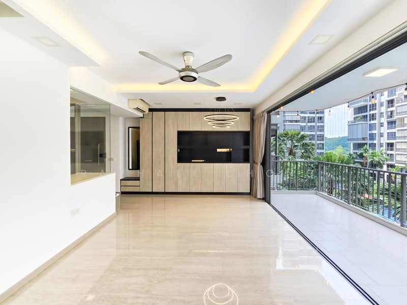 Waterwoods, 23 Punggol Field Walk, 2 Bedrooms, 1,281 sqft, Executive Condominium For Rent, by Raphael Chong, 500181781 - Living Room - PropertyGuru.com.sg