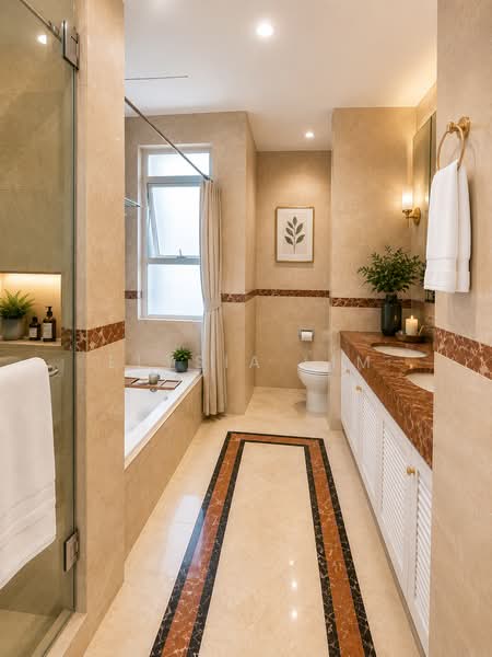 Leonie Condotel, 2 Leonie Hill Road, 4 Bedrooms, 2,715 sqft, Condominium For Rent, by Elysia Lim, 500182061 - Bathroom - PropertyGuru.com.sg