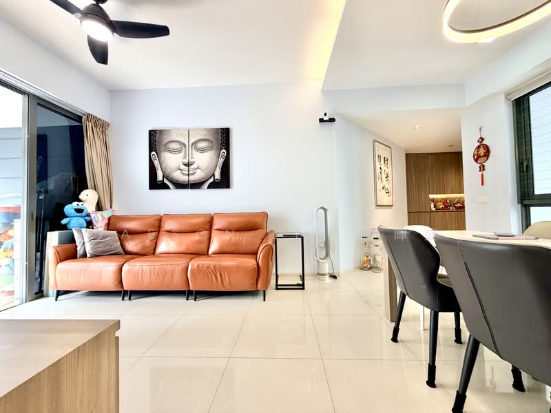 Riverbank at Fernvale, Sengkang West Way/Fernvale, 3 Bedrooms, 1,055 sqft, Condominium For Sale, by Jaeson Lin 林暉盛, 500182201 - Living Room - PropertyGuru.com.sg