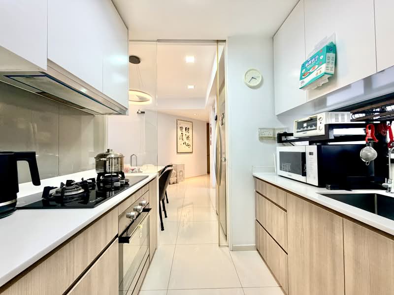 Riverbank at Fernvale, Sengkang West Way/Fernvale, 3 Bedrooms, 1,055 sqft, Condominium For Sale, by Jaeson Lin 林暉盛, 500182201 - Kitchen - PropertyGuru.com.sg
