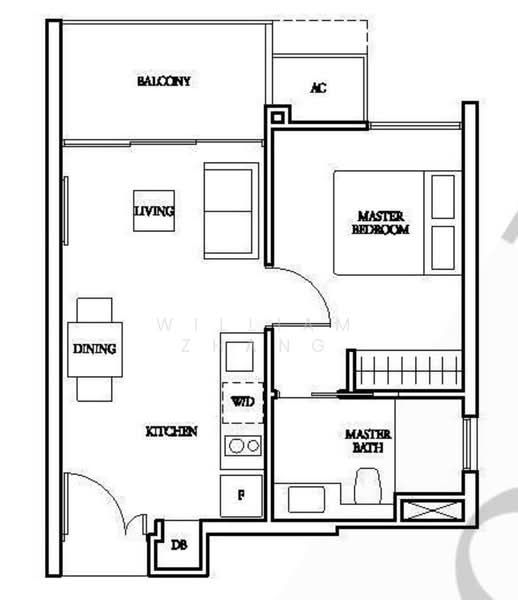 Bartley Ridge, 46 Mount Vernon Road, 1 Bedroom, 463 sqft, Condominium For Sale, by William Zhang, 500182304 - PropertyGuru.com.sg