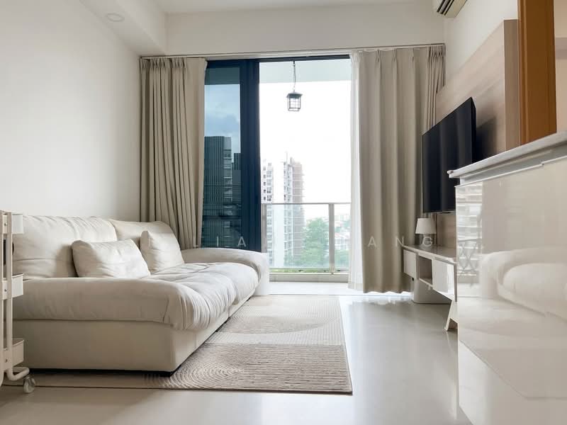 Bartley Ridge, 46 Mount Vernon Road, 1 Bedroom, 463 sqft, Condominium For Sale, by William Zhang, 500182304 - Living Room - PropertyGuru.com.sg