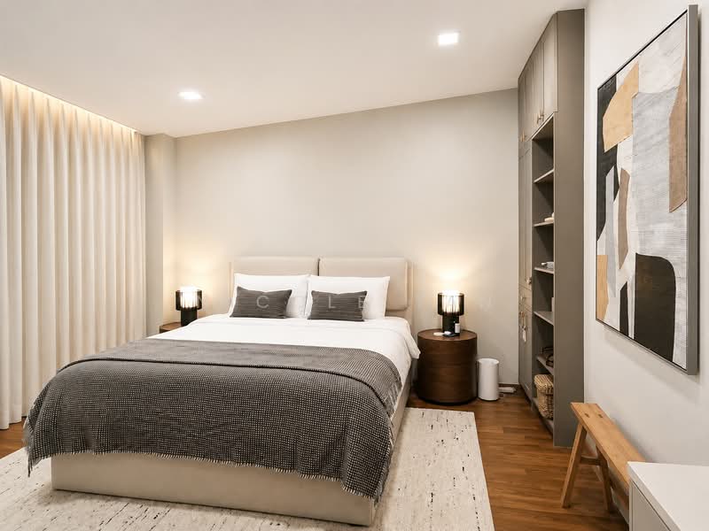 Like New! Mezzanine! Double Volume Ceiling!, Swan Lake / Norma Terrace /Bangsawan / Ernani, 5 Bedrooms, 4,500 sqft, Terraced House For Sale, by Nicole Tan, 500182306 - Master Bedroom - PropertyGuru.com.sg