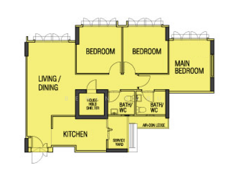 808C Chai Chee Road, 808C Chai Chee Road, 3 Bedrooms, 1,001 sqft, HDB Flat For Sale, by Benin Sabu, 500182420 - PropertyGuru.com.sg