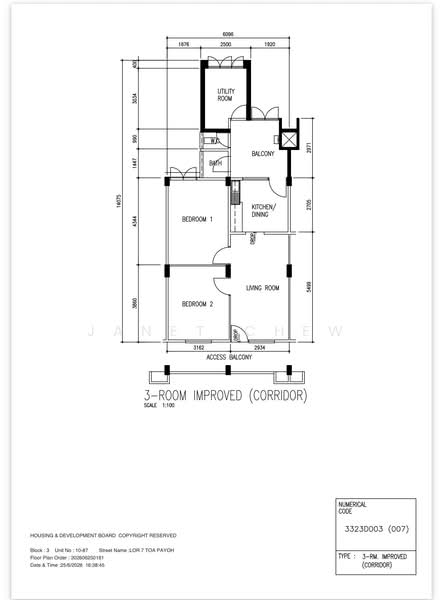 3 Lorong 7 Toa Payoh, 3 Lorong 7 Toa Payoh, 3 Bedrooms, 732 sqft, HDB Flat For Sale, by Janet Chew, 500182451 - PropertyGuru.com.sg