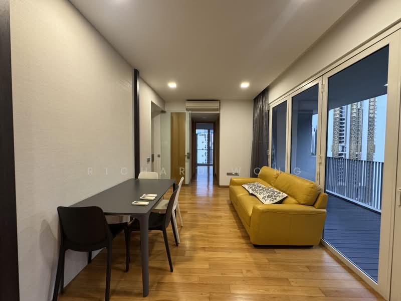The Peak @ Cairnhill II, 61 Cairnhill Circle, 2 Bedrooms, 829 sqft, Condominium For Rent, by Richard Wong, 500182506 - Living Room - PropertyGuru.com.sg