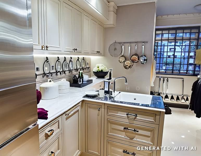 487 Pasir Ris Drive 4, 487 Pasir Ris Drive 4, 3 Bedrooms, 1,119 sqft, HDB Flat For Sale, by Rosalind Chong, 500182517 - Kitchen - PropertyGuru.com.sg