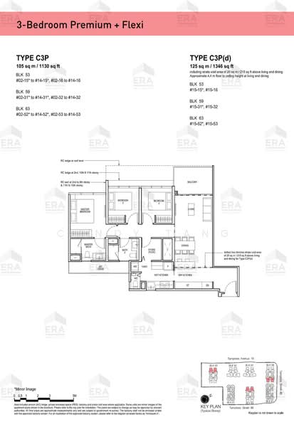 The Tapestry, 59 Tampines Street 86, 3 Bedrooms, 1,130 sqft, Condominium For Rent, by Candy Tang, 500182532 - Master Bedroom - PropertyGuru.com.sg