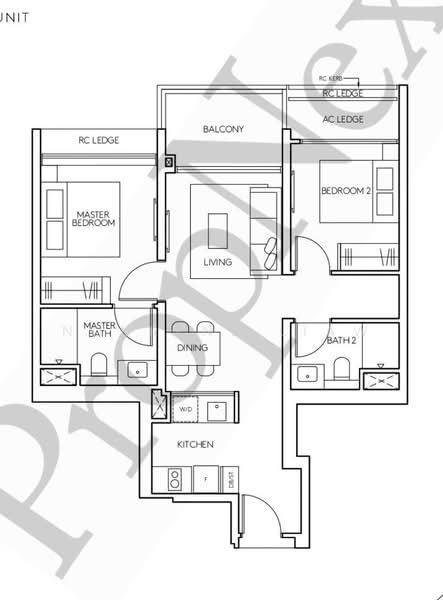 AMO Residence, 21 Ang Mo Kio Rise, Ang Mo Kio / Bishan / Thomson, 2 Bedrooms, 743 sqft, Condominium For Sale, by Nourene Liaw, 500182563 - PropertyGuru.com.sg