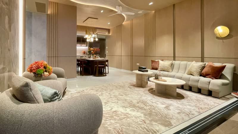 Pinery Residences, Tampines Street 94, Bedok / Upper East Coast, 4 Bedrooms, 1,195 sqft, Condominium For Sale, by Aina Lie 李艾娜, 500182566 - Living Room - PropertyGuru.com.sg