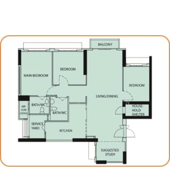 420C Northshore Drive, 420C Northshore Drive, 3 Bedrooms, 1,206 sqft, HDB Flat For Sale, by Denise Tan, 500182568 - PropertyGuru.com.sg