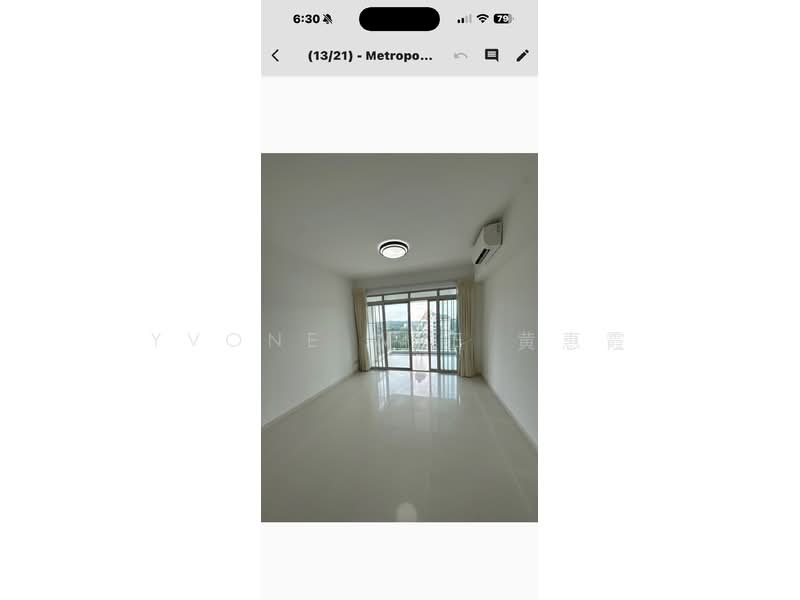 The Metropolitan Condominium, 8 Alexandra View, 3 Bedrooms, 1,399 sqft, Condominium For Rent, by Yvone Wee 黄惠霞, 500182587 - Balcony - PropertyGuru.com.sg