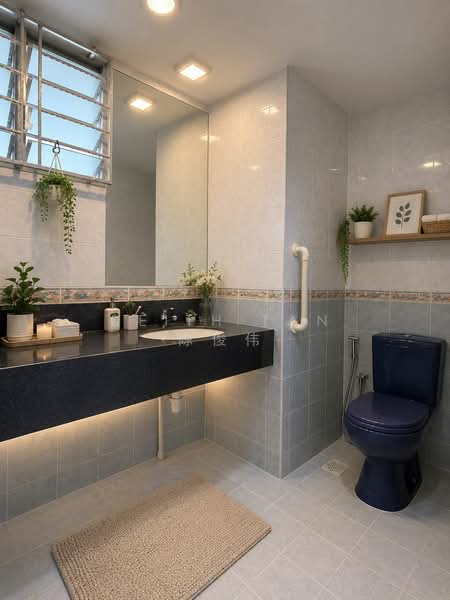 52 Strathmore Avenue, 52 Strathmore Avenue, 3 Bedrooms, 1,184 sqft, HDB Flat For Sale, by Keith Tan 陈俊伟, 500182612 - Bathroom - PropertyGuru.com.sg