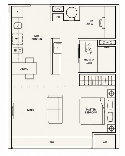 Flamingo Valley, 460 Siglap Road, 1 Bedroom, 517 sqft, Condominium For Sale, by Linus Tay 郑荣光, 500182634 - PropertyGuru.com.sg