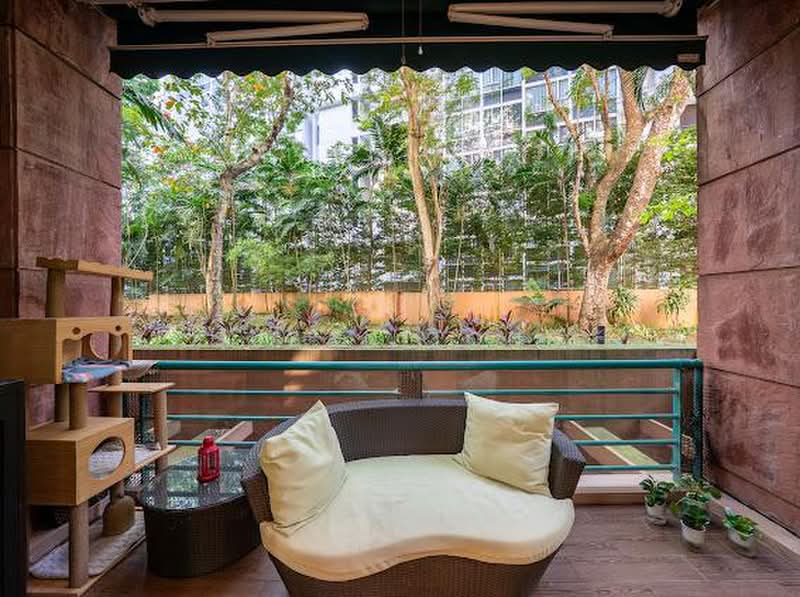 Maple Woods, 987 Bukit Timah Road, 3 Bedrooms, 1,464 sqft, Condominium For Rent, by Susan Tong, 500182671 - Balcony - PropertyGuru.com.sg