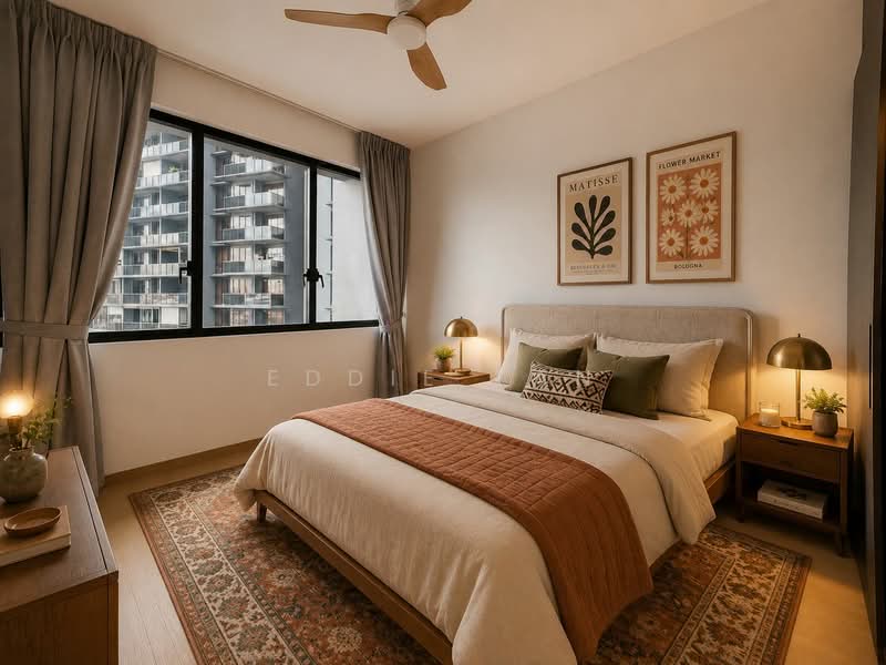 The Atelier, 2 Makeway Avenue, 2 Bedrooms, 872 sqft, Condominium For Sale, by Eddie Tan, 500182697 - Master Bedroom - PropertyGuru.com.sg