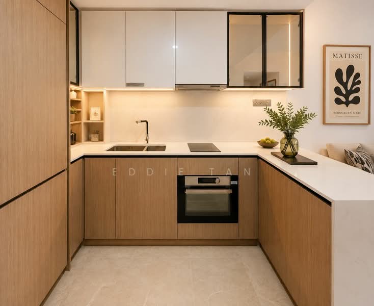 The Atelier, 2 Makeway Avenue, 2 Bedrooms, 872 sqft, Condominium For Sale, by Eddie Tan, 500182697 - Kitchen - PropertyGuru.com.sg