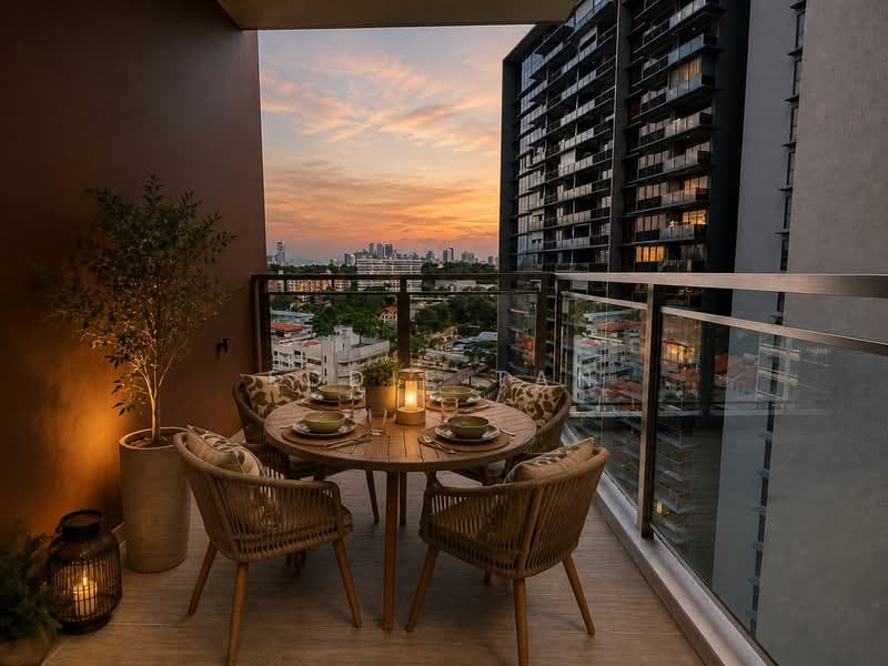 The Atelier, 2 Makeway Avenue, 2 Bedrooms, 872 sqft, Condominium For Sale, by Eddie Tan, 500182697 - Balcony - PropertyGuru.com.sg