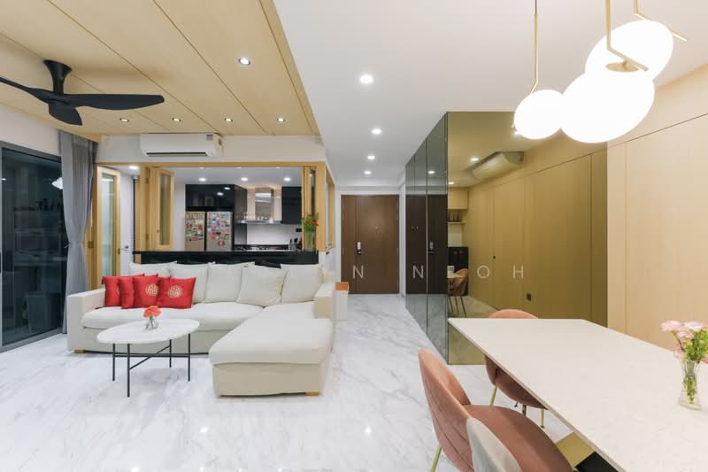 The Visionaire, 174 Canberra Drive, 4 Bedrooms, 1,453 sqft, Executive Condominium For Sale, by Sherlyn Neoh, 500182778 - Living Room - PropertyGuru.com.sg