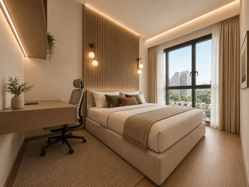 CHEAP! Just TOP Renovated Freehold 3BR, 3mins to MRT and TOP School, , 3 Bedrooms, 958 sqft, Condominium For Sale, by Chris Ooi, 500182824 - Bedroom - PropertyGuru.com.sg