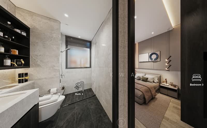 Gems Ville, 8 Lorong 13 Geylang, 3 Bedrooms, 1,130 sqft, Condominium For Sale, by Alvin Kwan, 500182843 - Bathroom - PropertyGuru.com.sg