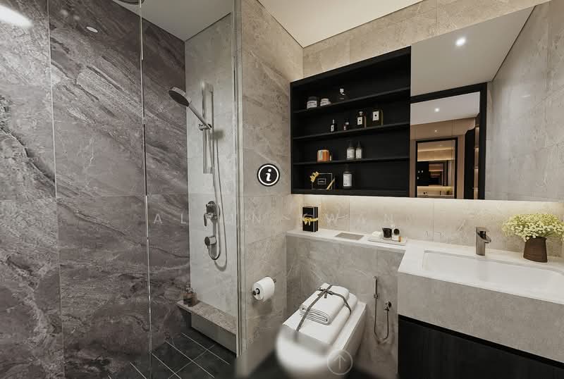 Gems Ville, 8 Lorong 13 Geylang, 3 Bedrooms, 1,130 sqft, Condominium For Sale, by Alvin Kwan, 500182843 - Bathroom - PropertyGuru.com.sg