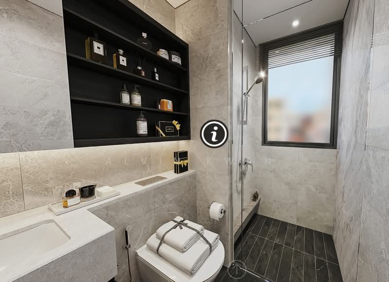 Gems Ville, 8 Lorong 13 Geylang, 3 Bedrooms, 1,130 sqft, Condominium For Sale, by Alvin Kwan, 500182843 - Bathroom - PropertyGuru.com.sg