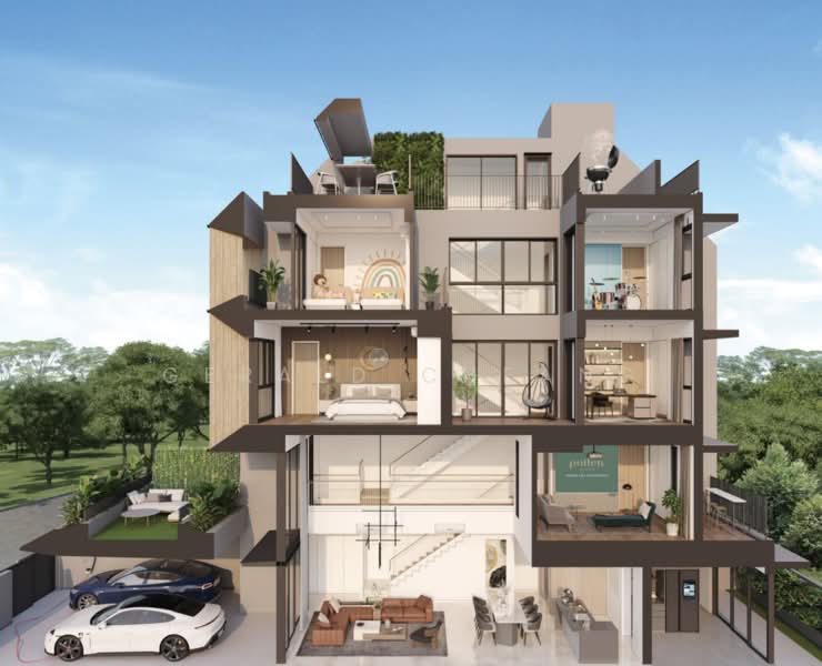 Pollen Collection, Pollen View Off Nim Road, 5 Bedrooms, 4,101 sqft, Terraced House For Rent, by Gerald Cheang, 500182858 - Exterior - PropertyGuru.com.sg