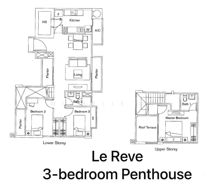 Le Reve, 33 Kampong Eunos, 3 Bedrooms, 1,163 sqft, Apartment For Rent, by Michelle Goh, 500182869 - PropertyGuru.com.sg