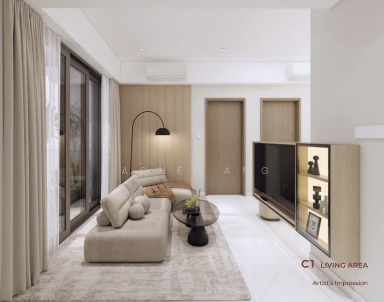 The Bronze, 46 Boon Teck Road, 2 Bedrooms, 775 sqft, Condominium For Sale, by Rachel Ang, 500182901 - Living Room - PropertyGuru.com.sg
