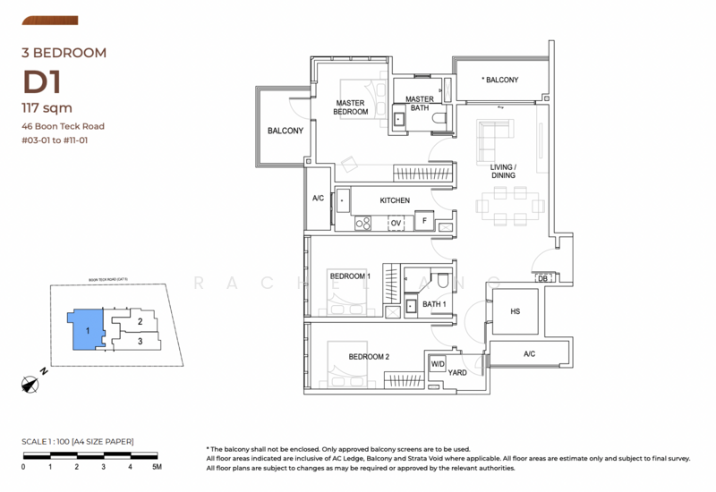 The Bronze, 46 Boon Teck Road, 3 Bedrooms, 1,259 sqft, Condominium For Sale, by Rachel Ang, 500182908 - PropertyGuru.com.sg