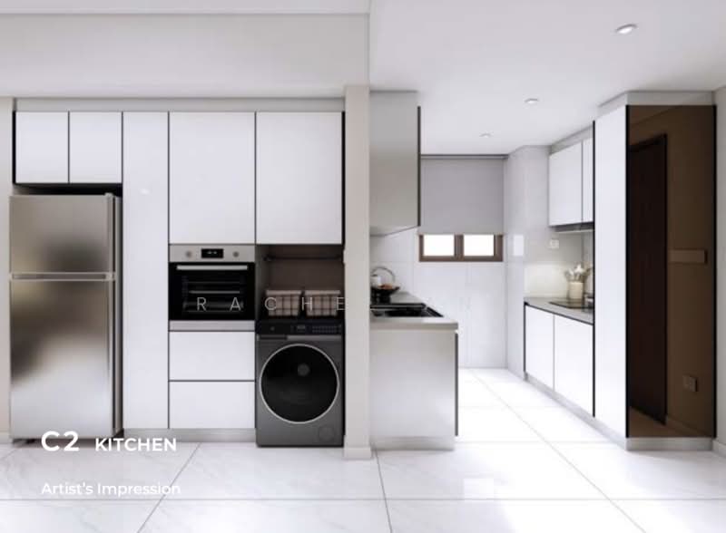 The Bronze, 46 Boon Teck Road, 2 Bedrooms, 797 sqft, Condominium For Sale, by Rachel Ang, 500182910 - Kitchen - PropertyGuru.com.sg