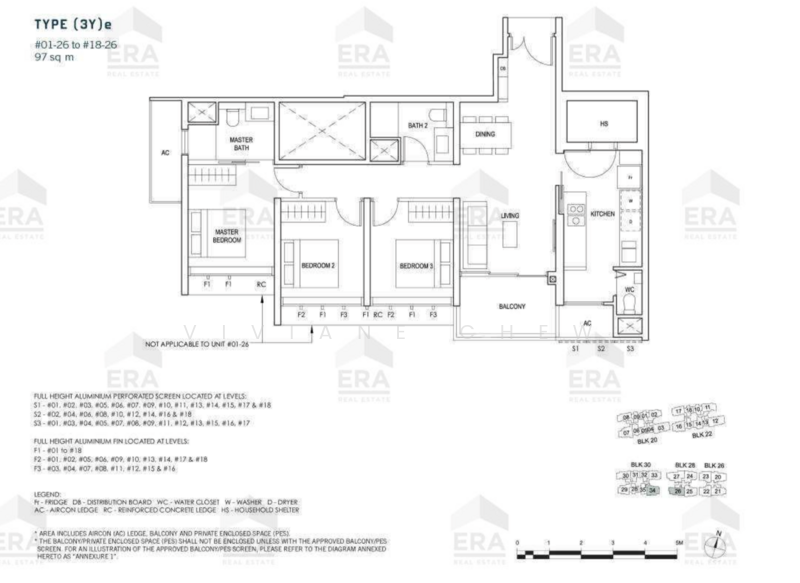 Penrose, 28 Sims Drive, 3 Bedrooms, 1,044 sqft, Condominium For Sale, by Viviane Chew, 500182914 - PropertyGuru.com.sg