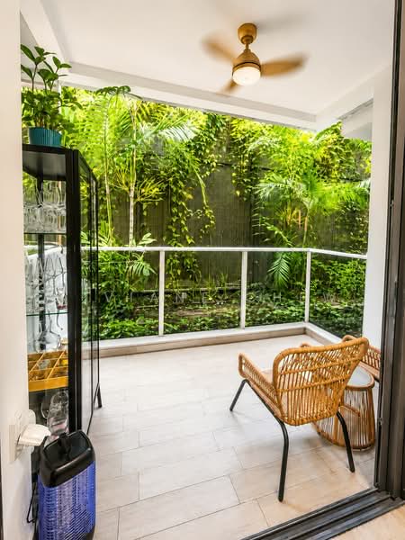 Penrose, 28 Sims Drive, 3 Bedrooms, 1,044 sqft, Condominium For Sale, by Viviane Chew, 500182914 - Balcony - PropertyGuru.com.sg