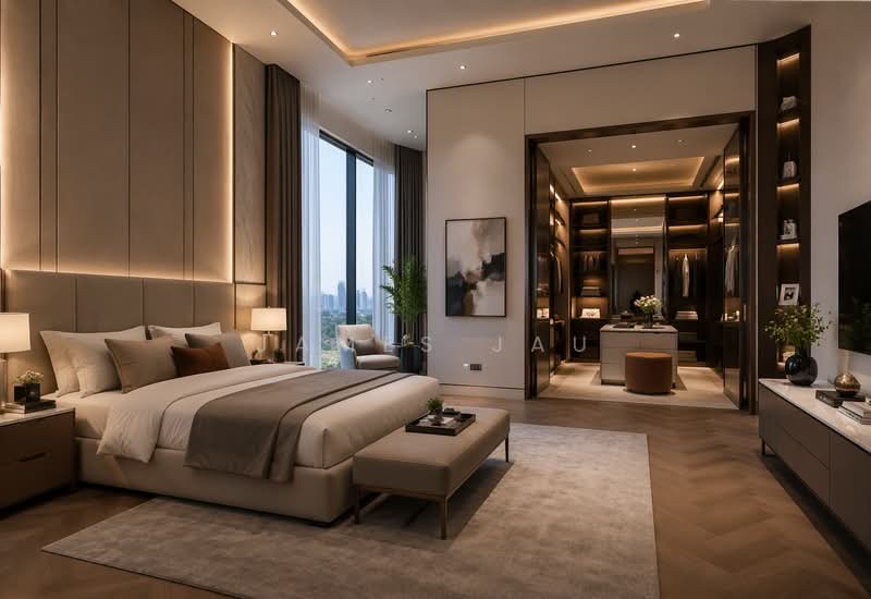 New Listing! Brand new! Huge semi d with mezzanine with lift and swimming pool!, , 8 Bedrooms, 7,700 sqft, Semi-Detached House For Sale, by James Jau, 500183001 - Bedroom - PropertyGuru.com.sg