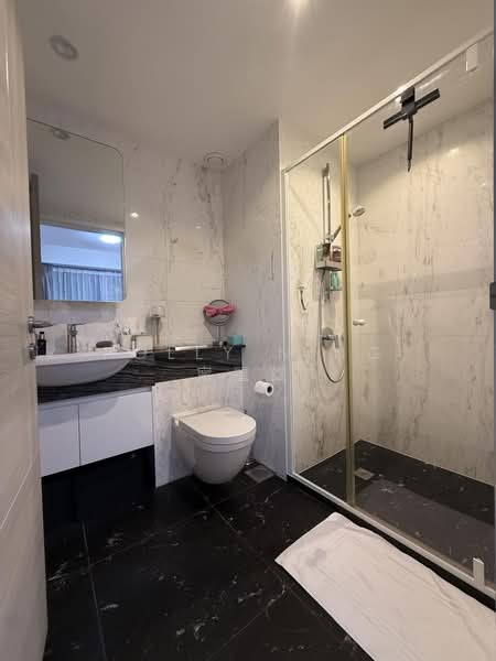 Sophia Hills, 5 Mount Sophia, 1 Bedroom, 570 sqft, Condominium For Rent, by Polly Ning 甯麗雄, 500183015 - Bathroom - PropertyGuru.com.sg