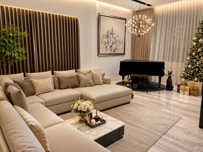 Prestigious Greenmead Avenue | 名校在旁,幸福在家, Newton / Novena, 5 Bedrooms, 5,200 sqft, Semi-Detached House For Sale, by Alfred Wu, 500183123 - Living Room - PropertyGuru.com.sg
