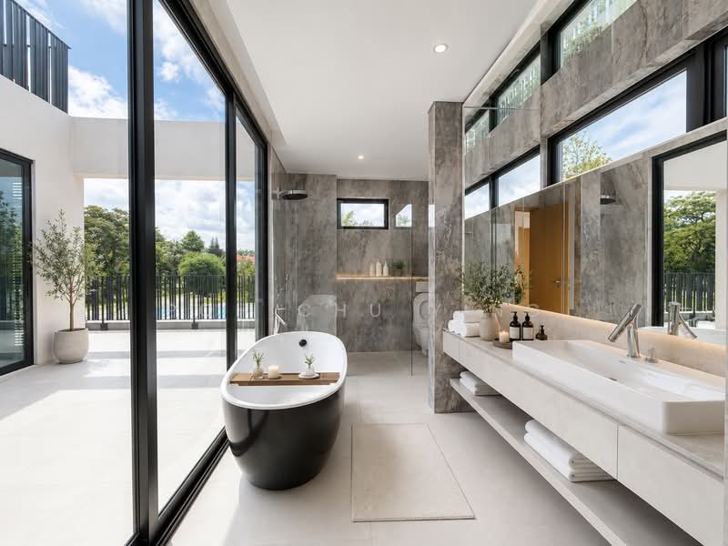 Seletar Hills Estate, Seletar Hills Drive, 6 Bedrooms, 5,471 sqft, Detached House For Sale, by Poh Chu Ying, 500183158 - Bathroom - PropertyGuru.com.sg