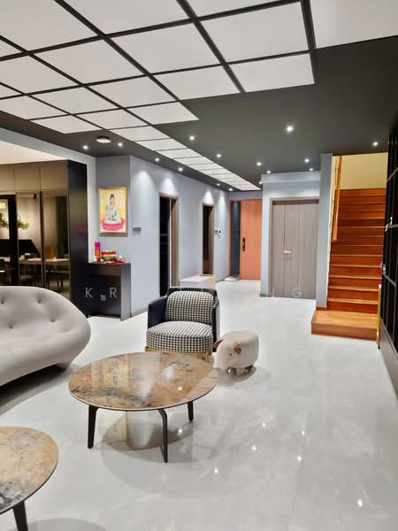 Luxury Family Semi-D near Greenwich V, , 5 Bedrooms, 5,000 sqft, Semi-Detached House For Sale, by Kristle Ng, 500183190 - Living Room - PropertyGuru.com.sg