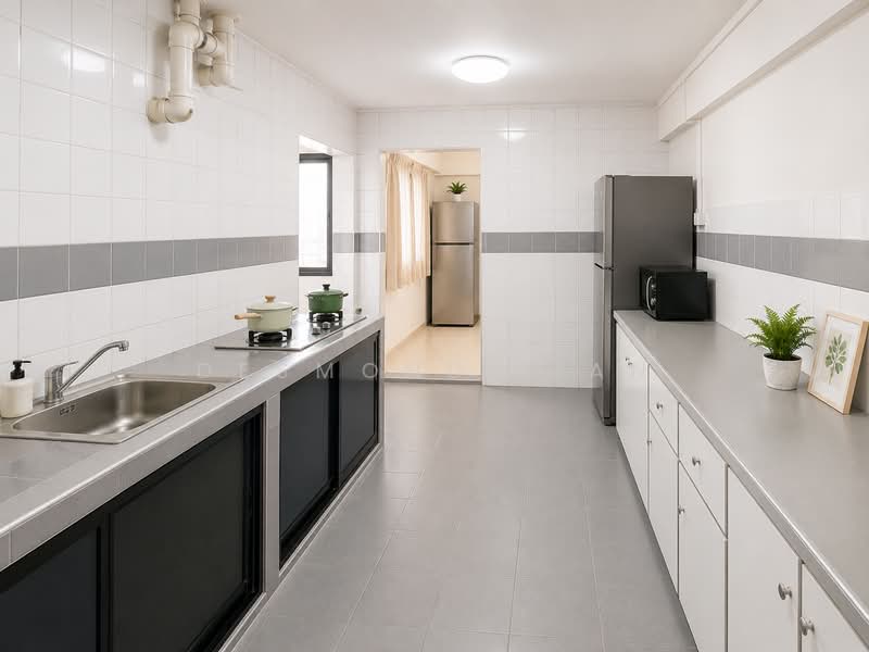 128 Lorong Ah Soo, 128 Lorong Ah Soo, 4 Bedrooms, 1,528 sqft, HDB Flat For Sale, by Desmond Lian, 500183235 - Kitchen - PropertyGuru.com.sg