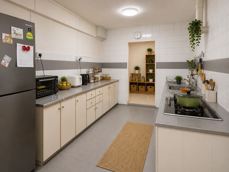 128 Lorong Ah Soo, 128 Lorong Ah Soo, 4 Bedrooms, 1,528 sqft, HDB Flat For Sale, by Desmond Lian, 500183235 - Kitchen - PropertyGuru.com.sg