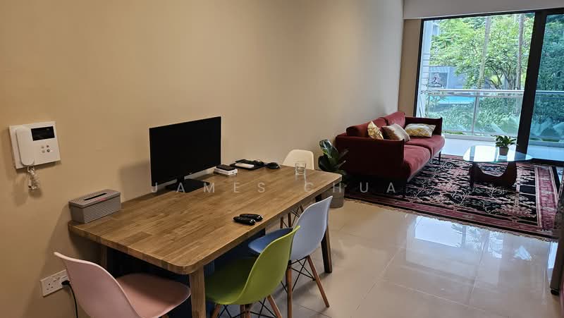 Parc Olympia, 62 Flora Drive, 2 Bedrooms, 646 sqft, Condominium For Sale, by James Chua, 500183239 - Living Room - PropertyGuru.com.sg