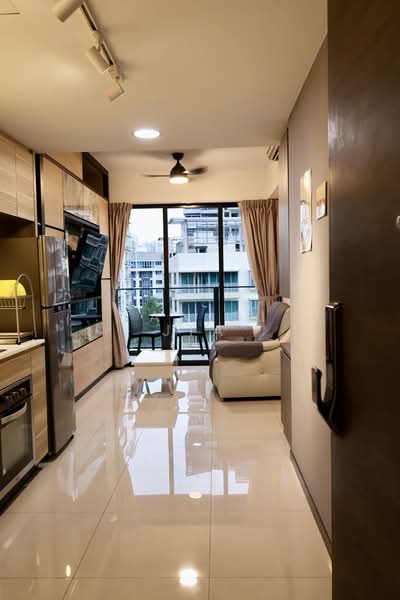 The Poiz Residences, 12 Meyappa Chettiar Road, 1 Bedroom, 538 sqft, Condominium For Rent, by Tan Si Jia, 500183250 - Living Room - PropertyGuru.com.sg