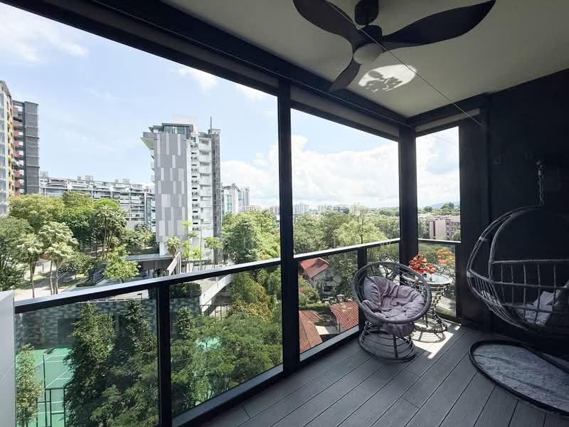 Hyll on Holland, 97 Holland Road, 3 Bedrooms, 936 sqft, Condominium For Sale, by Angie Liew, 500183254 - Balcony - PropertyGuru.com.sg