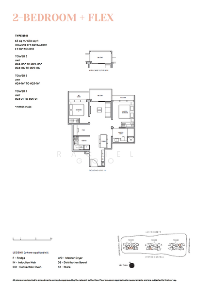 Lentor Modern, 3 Lentor Central, 2 Bedrooms, 678 sqft, Condominium For Rent, by Rachel Goo, 500183269 - PropertyGuru.com.sg